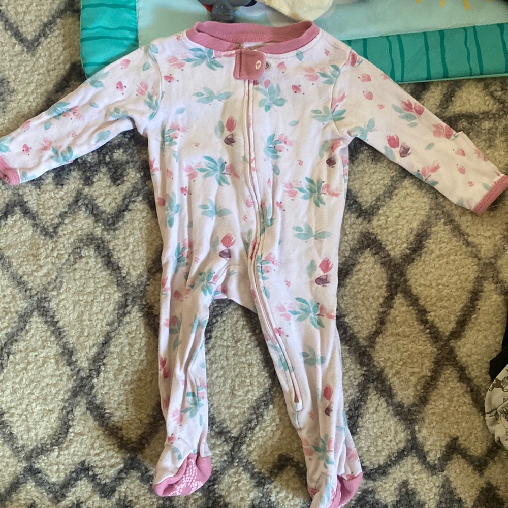 Burt’s bees baby footie